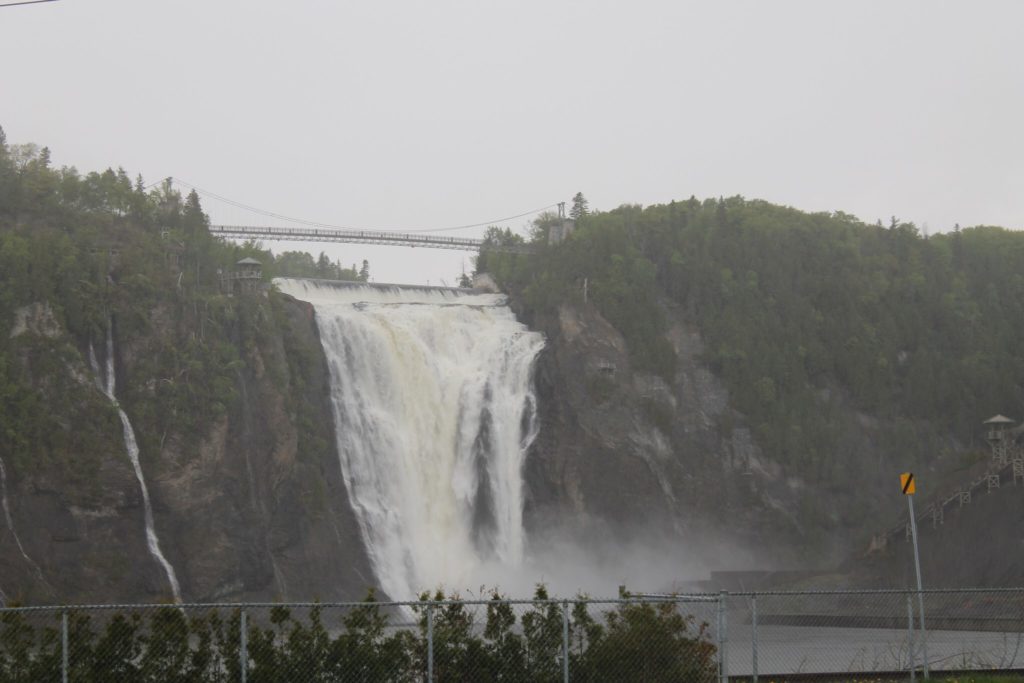 Chute Montmorency or Montmorency Falls Quebec